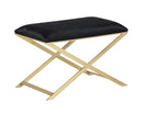 Sunpan Sahara Bench/Stool - Brass And Black