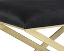 Sunpan Sahara Bench/Stool - Brass And Black