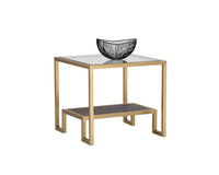 Sunpan Carver Side Table