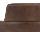 Sunpan Bloor Lounge Chair - Coal Black/Havana Dark Brown