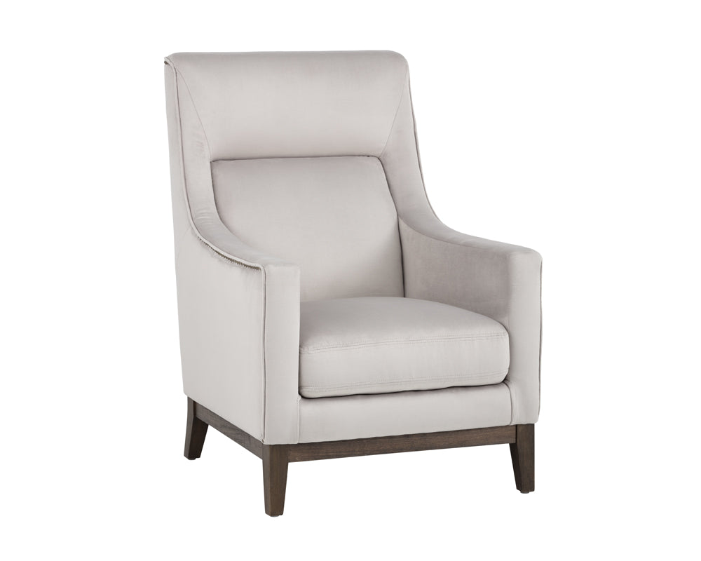 Sunpan Eugene Lounge Chair - Piccolo Dove/Pebble