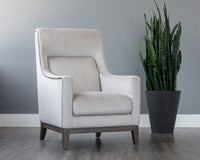 Sunpan Eugene Lounge Chair - Piccolo Dove/Pebble