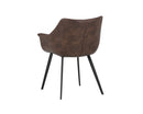 Sunpan Mason Dining Armchair - Hearthstone Brown/Town Grey