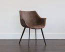 Sunpan Mason Dining Armchair - Hearthstone Brown/Town Grey