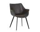 Sunpan Mason Dining Armchair - Hearthstone Brown/Town Grey