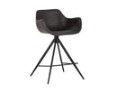 Sunpan Owen Swivel Counter Stool - Hearthstone Brown/Town Grey