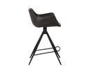 Sunpan Owen Swivel Counter Stool - Hearthstone Brown/Town Grey