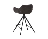 Sunpan Owen Swivel Counter Stool - Hearthstone Brown/Town Grey