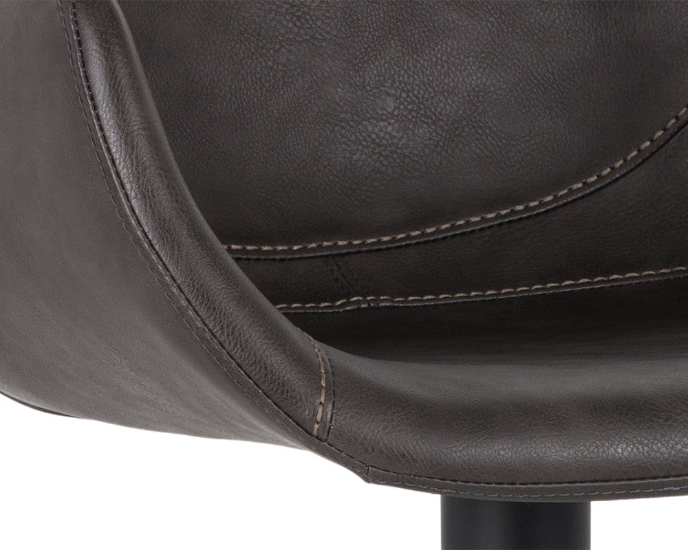 Sunpan Owen Swivel Counter Stool - Hearthstone Brown/Town Grey