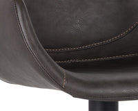 Sunpan Owen Swivel Counter Stool - Hearthstone Brown/Town Grey