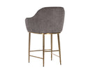 Sunpan Bowman Counter Stool in Flint Grey/Sparrow Grey