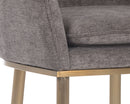 Sunpan Bowman Counter Stool in Flint Grey/Sparrow Grey