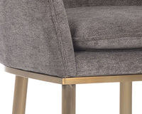 Sunpan Bowman Counter Stool in Flint Grey/Sparrow Grey