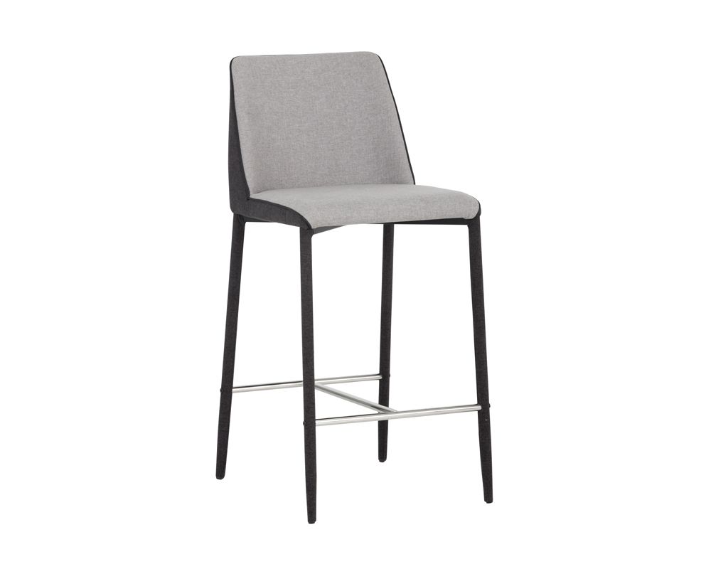 SUNPAN Renee Counter Stool - Armour Grey / Dark Slate