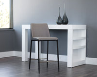 SUNPAN Renee Counter Stool - Armour Grey / Dark Slate