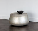 Sunpan Aries Coffee Table - Black and Ombre / Silver