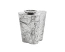 Sunpan Ava End Table - Small - Marble Look