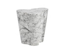 Sunpan Ava End Table - Large - Marble Look
