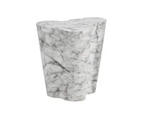 Sunpan Ava End Table in Terrazzo / Marble Look - Large