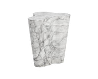 Sunpan Ava End Table in Terrazzo / Marble Look - Large