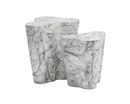 Sunpan Ava End Table in Terrazzo / Marble Look - Large
