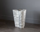 Sunpan Ava End Table - Large - Marble Look