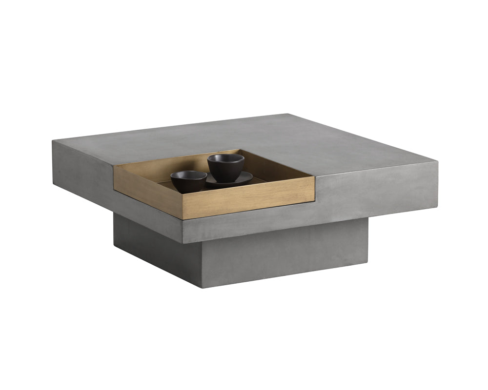 Sunpan Quill Coffee Table - Square / Rectangular
