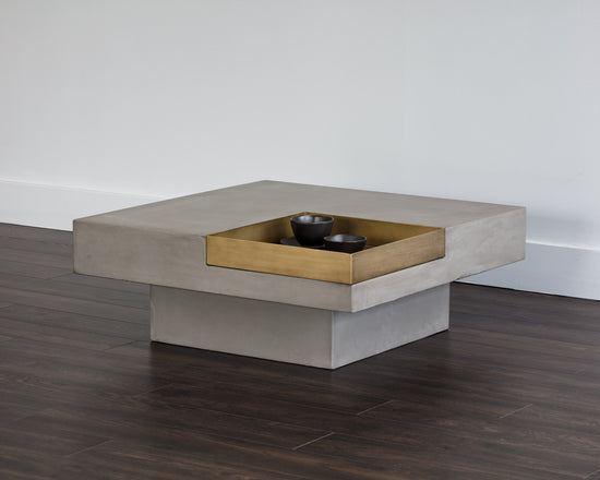 Sunpan Quill Coffee Table - Square / Rectangular