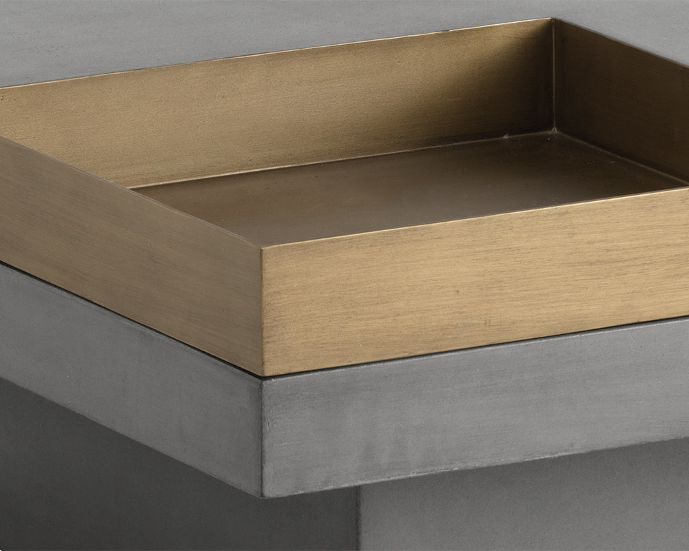 Sunpan Quill Coffee Table - Square / Rectangular
