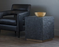 Sunpan Newbury Side Table - Black Slate