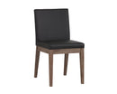 Sunpan Branson Dining Chair in Dark Grey / White