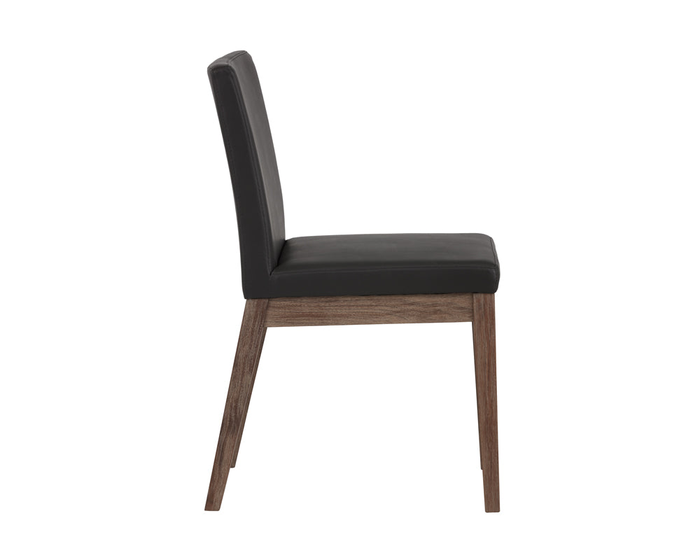 Sunpan Branson Dining Chair in Dark Grey / White