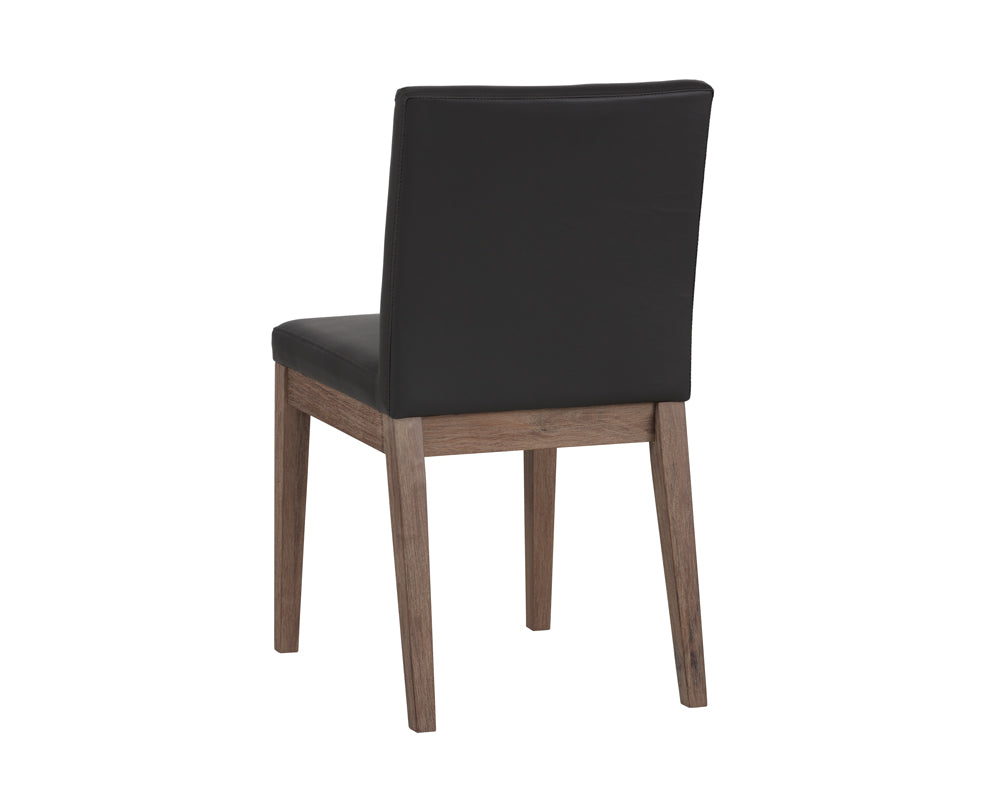Sunpan Branson Dining Chair in Dark Grey / White