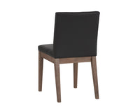 Sunpan Branson Dining Chair in Dark Grey / White