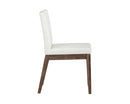 Sunpan Branson Dining Chair in Dark Grey / White