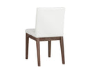 Sunpan Branson Dining Chair in Dark Grey / White