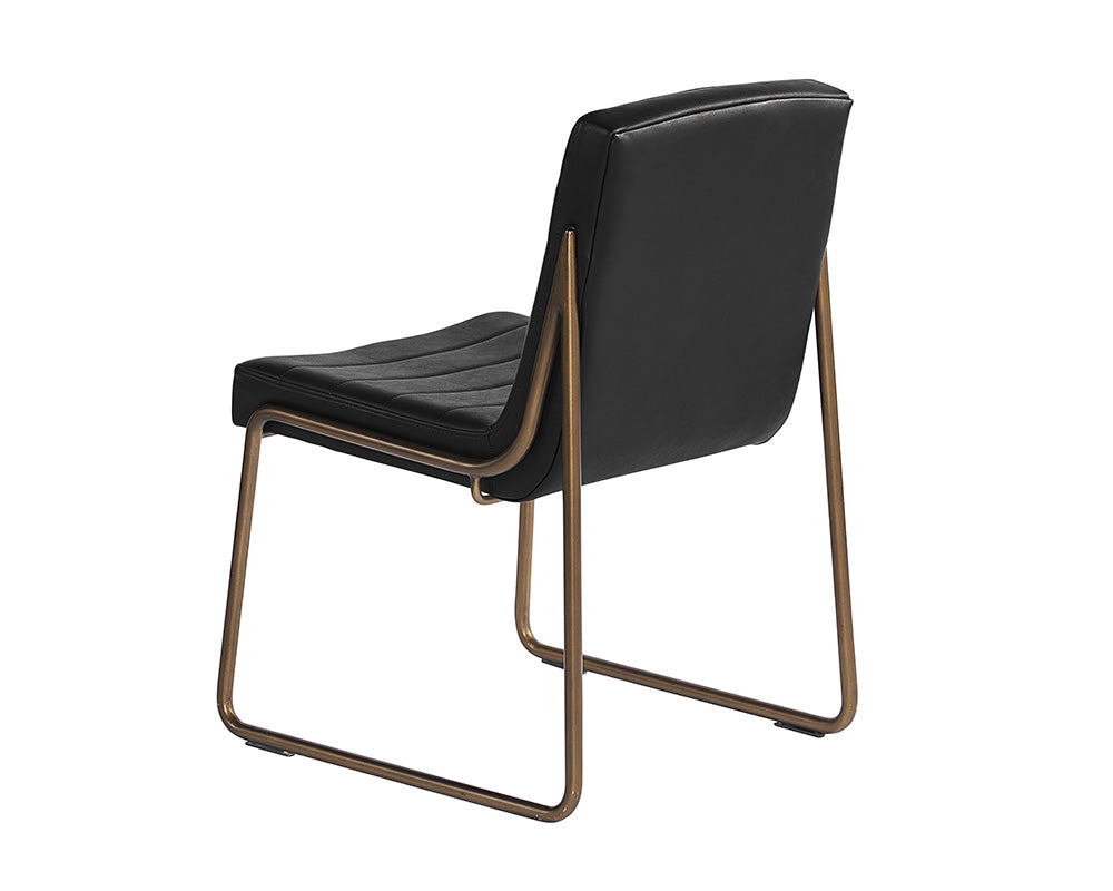 Sunpan Anton Dining Chair - Bravo Cream/Vintage Black