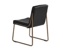 Sunpan Anton Dining Chair - Bravo Cream/Vintage Black