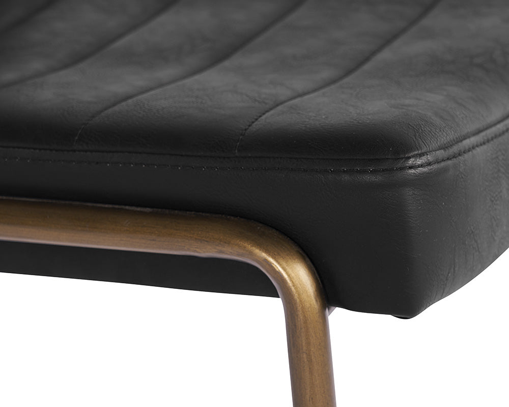 Sunpan Anton Dining Chair - Bravo Cream/Vintage Black