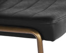 Sunpan Anton Dining Chair - Bravo Cream/Vintage Black