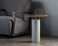 Sunpan Dolores End Table - High/Low