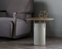 Sunpan Dolores End Table - High/Low