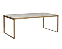 Sunpan Evert Coffee Table - High - White