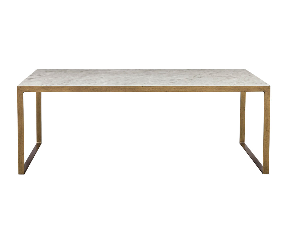 Sunpan Evert Coffee Table - High - White