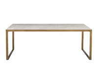 Sunpan Evert Coffee Table - High - White