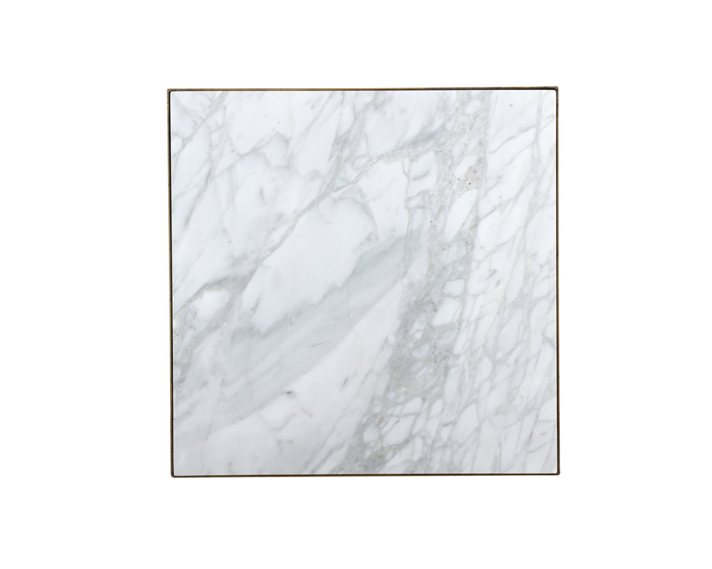 Sunpan Evert End Table - White