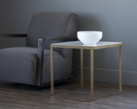 Sunpan Evert End Table - White