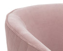 Sunpan Cornella Lounge Chair - Blush Pink/ Forest Green/Polo Club Stone/Shadow Grey