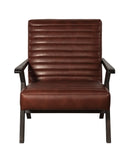 Sunpan Peyton Lounge Chair - Bravo Cream/Cantina Magnetite/Cantina Saddle