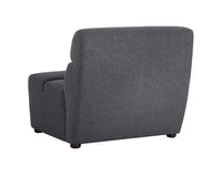 Sunpan Cornell Modular - Armless Chair - Polo Club Kohl Grey / Stone